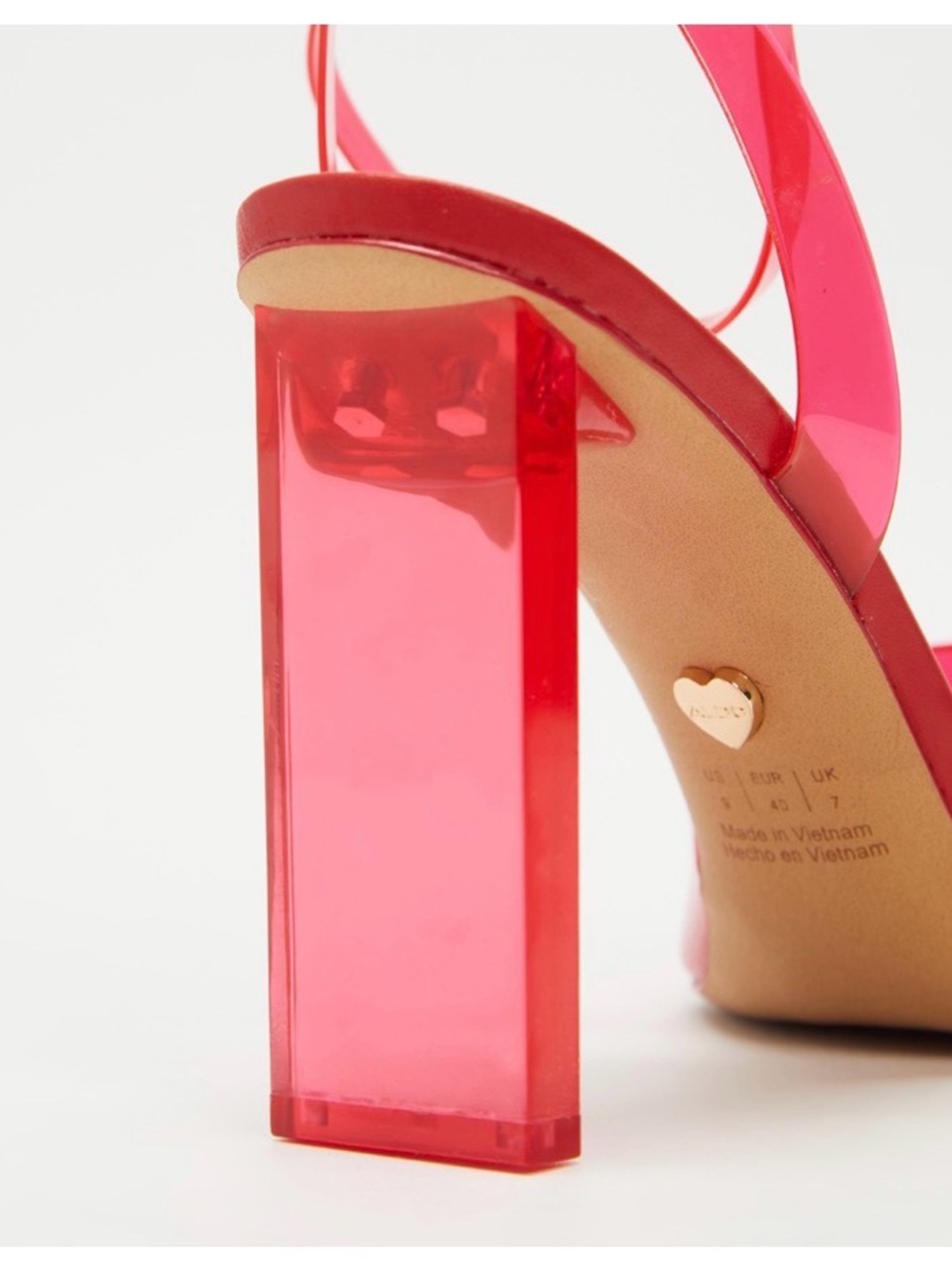 Aldo Delfina Strappy Pointed Block Heel Sandal